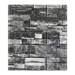 35x38.5cm 3D Self-Stick Wallpaper Soft Wrapping Waterproof Wall Sticker, 3mm Thickness, 5mm Thickness