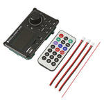 100W 12V TPA3116 Color Screen Power Amplifier Bluetooth Decoder Board With Recording Call, Silicone Remote Control, Small Silicone Remote Control, Small Remote Control