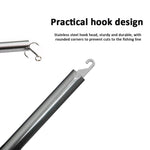 Aluminum Alloy Decoupler T-Shaped Fish Hook Remover Sea Fishing Equipment 24 X 7.5cm, Blue, Red, Gray, Blue+ Spring Rope, Red+ Spring Rope, Gray+Spring Rope