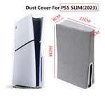 Étui de protection anti-poussière pour lecteur de disque et console numérique PS5 Slim, gris vertical, noir vertical, gris horizontal, noir horizontal