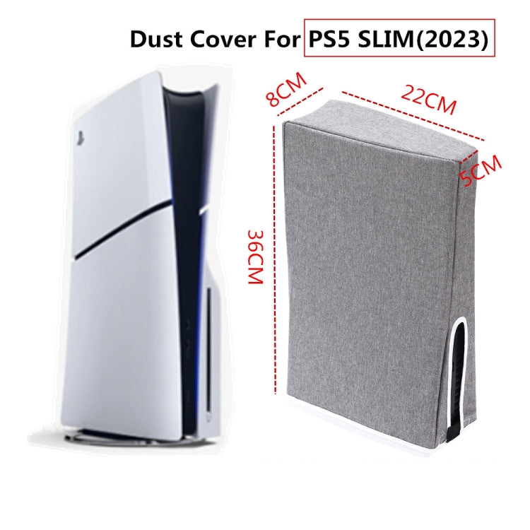 Étui de protection anti-poussière pour lecteur de disque et console numérique PS5 Slim, gris vertical, noir vertical, gris horizontal, noir horizontal