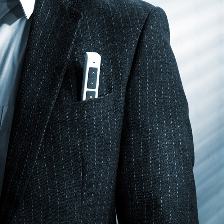 Deli  2.4GHz Page Turner USB Clicker With Red Light For PPT, 2802 (Black), 2802 (White)