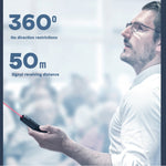 Deli  2.4GHz Page Turner USB Clicker With Red Light For PPT, 2802 (Black), 2802 (White)