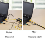 20pcs /Set Medium Self-Adhesive Cable Organizer Clip Network Cord Fixed Storage Clamp