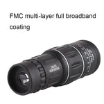 16x52 High Definition Outdoor Bird Viewing Monocular Telescope, 16x52 Prism, 16x52 Green Film, 16x52 without Bag, 16x52 with Clip+Tripod