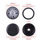 For AirTag 2nd Gen / AirTag 1st Gen Tracker Case Bicycle Hidden Headset Mount Anti-Theft Bike Locator Bracket Holder, Round, Beer Cover