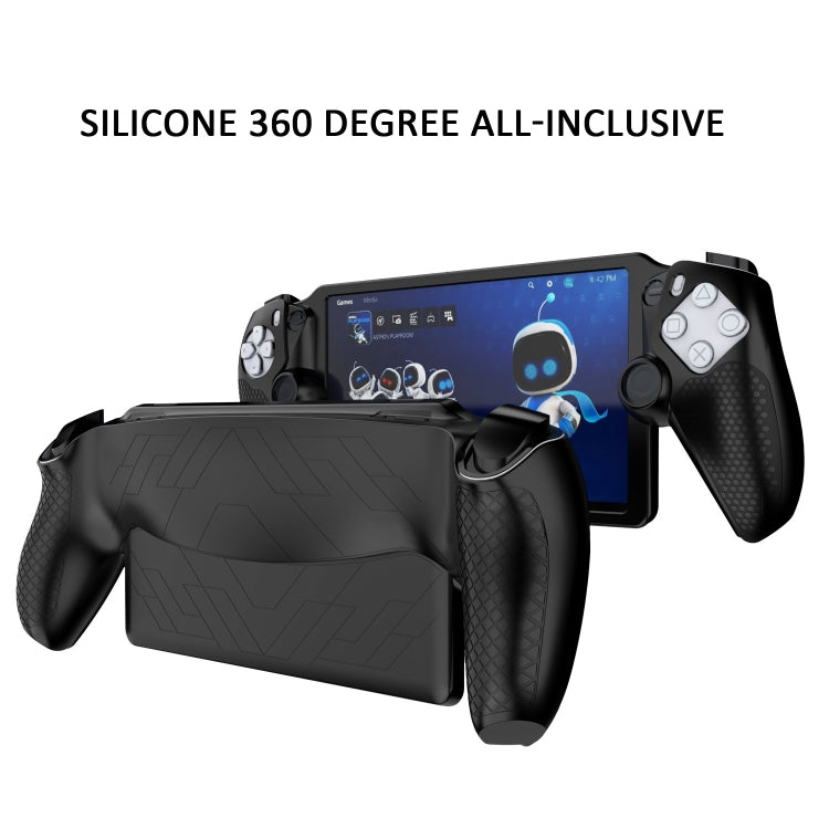 Étui de protection intégral en silicone pour console de jeu Sony PS Portal, avec spray anti-huile.