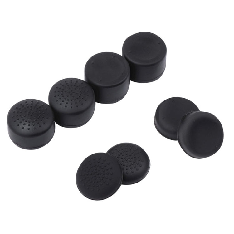 Lot de 8 capuchons de joystick en silicone pour PS5/PS4, avec protection pour les boutons de la manette.