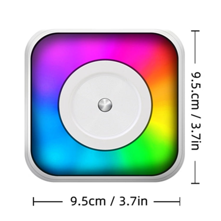 طابعة بلوتوث محمولة صغيرة بإضاءة RGB لطباعة المستندات والملصقات بدون حبر، مع 1 لفة ورق، مع 5 لفات ورق، مع 5 لفات ملصقات، مع 5 ورقات + 5 ملصقات + 3 ورقات ملونة