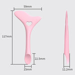 Augen-Make-up-Hilfe Silikon Multifunktionale Eyeliner-Zeichenhilfe