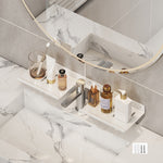 Faucet Rack Home Bathroom Vanity Shelf No Hole Storage Shelf, 30cm (White), 40cm (White), 50cm (White), 30cm (Black), 40cm (Black), 50cm (Black), 30cm (Gray), 40cm (Gray), 50cm (Gray), 50cm U-shaped (White), 50cm U-shaped (Black), 50cm U-shaped (Gray)