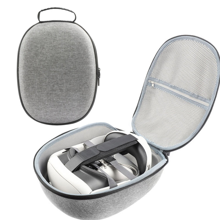 For Meta Quest 3 VR Storage Bag EVA Hard Shell Case Handbag, Grey