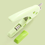 LED Pet Nail Clippers Dog and Cat Nail Clippers with Nail Polisher, White, Green