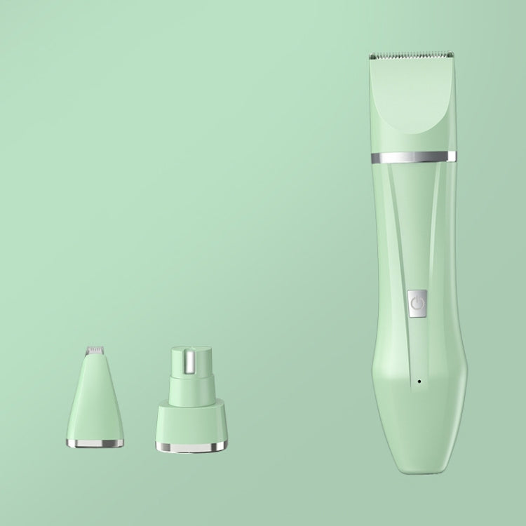 Multifunctional Pet Electric Shaver Cat And Dog Hair Clipper, 2-in-1 Green, 2-in-1 White, 3-in-1 Green, 3-in-1 White, 4-in-1 Green, 4-in-1 White