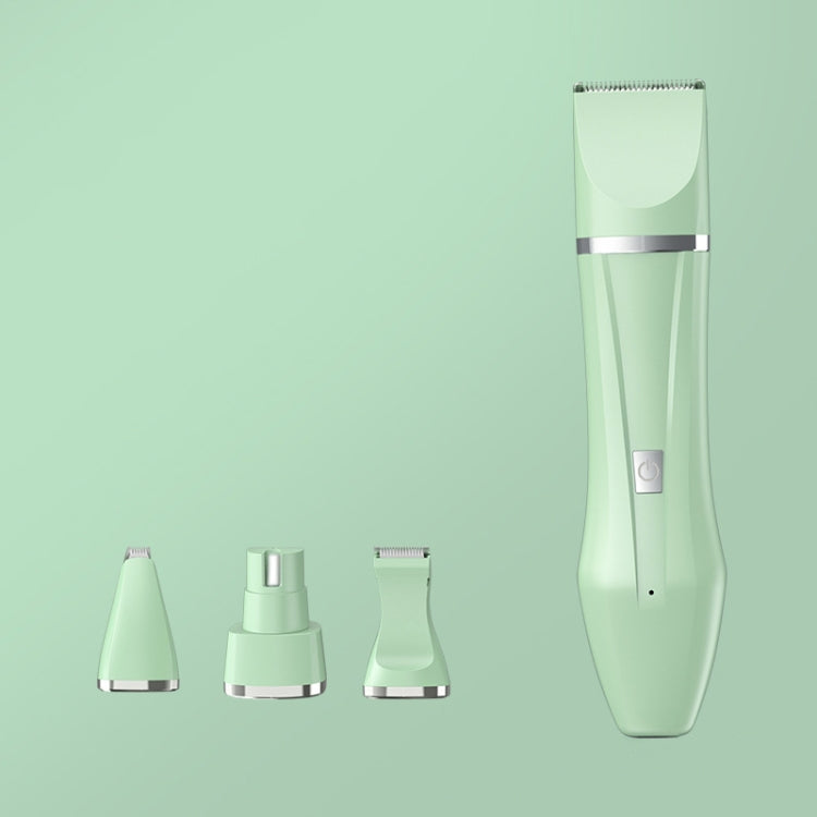 Multifunctional Pet Electric Shaver Cat And Dog Hair Clipper, 2-in-1 Green, 2-in-1 White, 3-in-1 Green, 3-in-1 White, 4-in-1 Green, 4-in-1 White