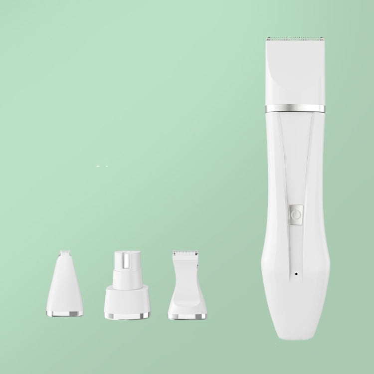 Multifunctional Pet Electric Shaver Cat And Dog Hair Clipper, 2-in-1 Green, 2-in-1 White, 3-in-1 Green, 3-in-1 White, 4-in-1 Green, 4-in-1 White