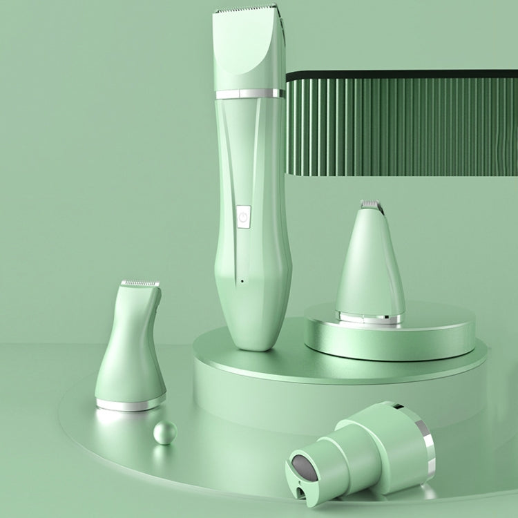 Multifunctional Pet Electric Shaver Cat And Dog Hair Clipper, 2-in-1 Green, 2-in-1 White, 3-in-1 Green, 3-in-1 White, 4-in-1 Green, 4-in-1 White