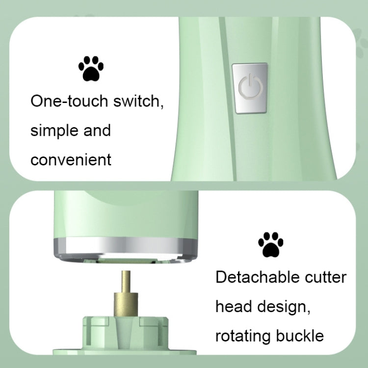 Multifunctional Pet Electric Shaver Cat And Dog Hair Clipper, 2-in-1 Green, 2-in-1 White, 3-in-1 Green, 3-in-1 White, 4-in-1 Green, 4-in-1 White