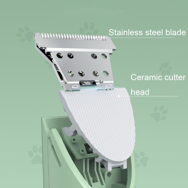 Multifunctional Pet Electric Shaver Cat And Dog Hair Clipper, 2-in-1 Green, 2-in-1 White, 3-in-1 Green, 3-in-1 White, 4-in-1 Green, 4-in-1 White