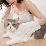 KIMHOME Pet No-Rinse Gloves Wipes Dogs Cats Bathing Deodorizing Cleaning Dry Cleaning Pet Supplies, 6pcs /Pack