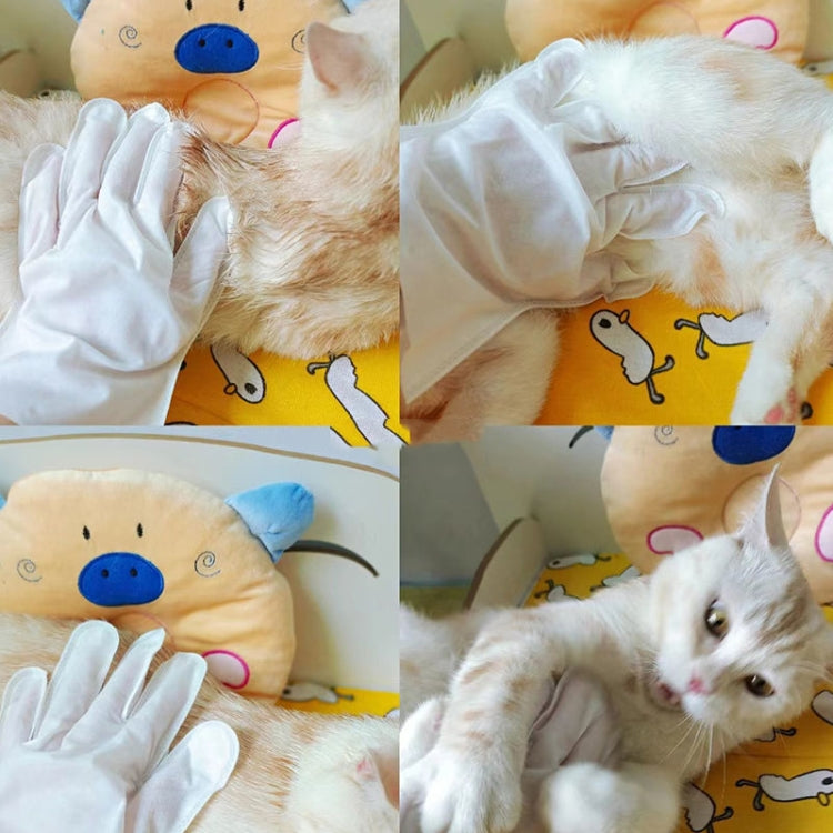 KIMHOME Pet No-Rinse Gloves Wipes Dogs Cats Bathing Deodorizing Cleaning Dry Cleaning Pet Supplies, 6pcs /Pack