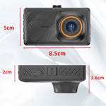 3-Inch Dual-Lens Front 4K + Rear 2K HD WiFi Connected Driving Recorder, A5