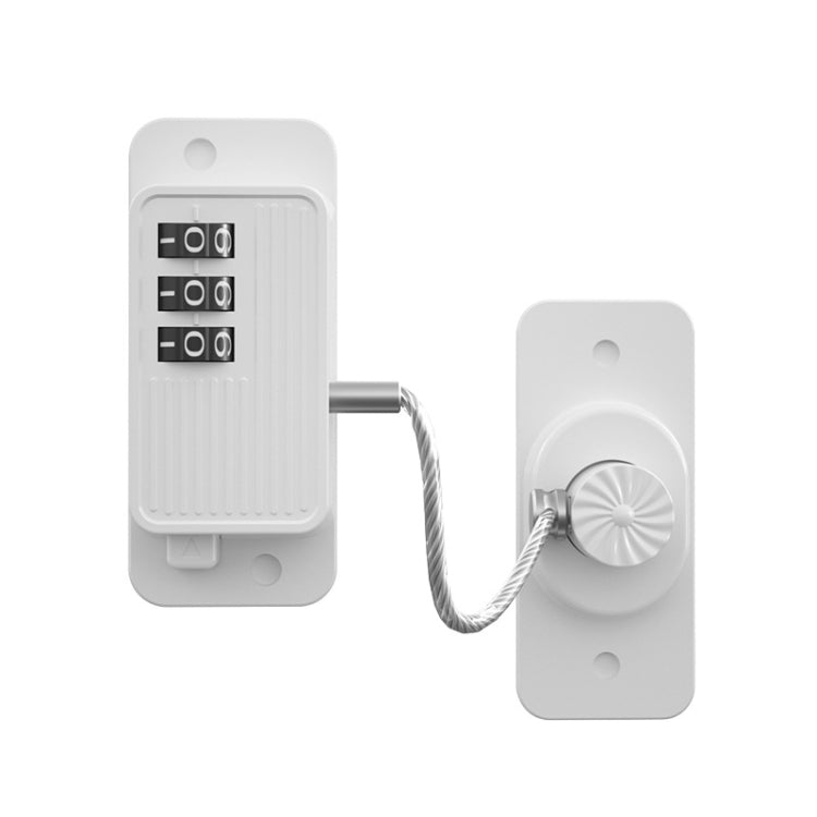 Children Window Safety Lock Limited Positioning Password Refrigerator Lock, 3-digit Password