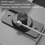 Children Window Safety Lock Limited Positioning Password Refrigerator Lock, 3-digit Password