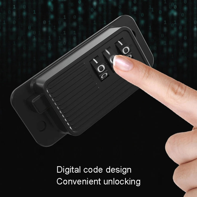 Children Window Safety Lock Limited Positioning Password Refrigerator Lock, 3-digit Password