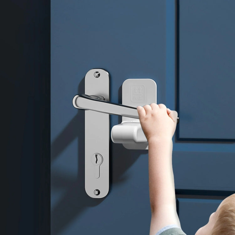 Children Safe Lock Door Handle Fixed Anti-Opening Lock, Anti-Opening Door Lock