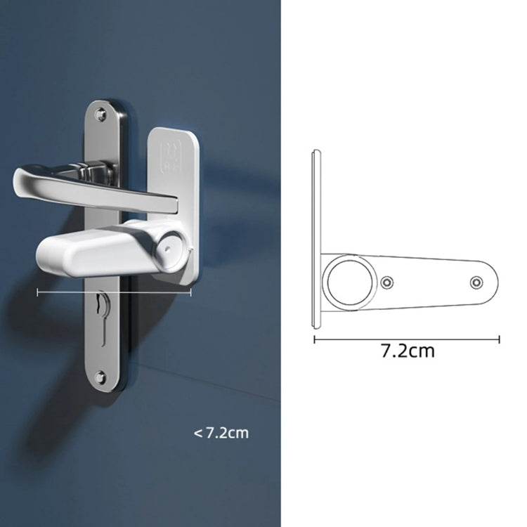 Children Safe Lock Door Handle Fixed Anti-Opening Lock, Anti-Opening Door Lock