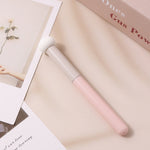 Tragbarer Concealer-Pinsel für Nass- und Trockenanwendung, multifunktionales Beauty-Tool, 3-teiliges Set, Pilzform, diagonale Form, runde Kopfform