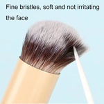 Tragbarer Concealer-Pinsel für Nass- und Trockenanwendung, multifunktionales Beauty-Tool, 3-teiliges Set, Pilzform, diagonale Form, runde Kopfform