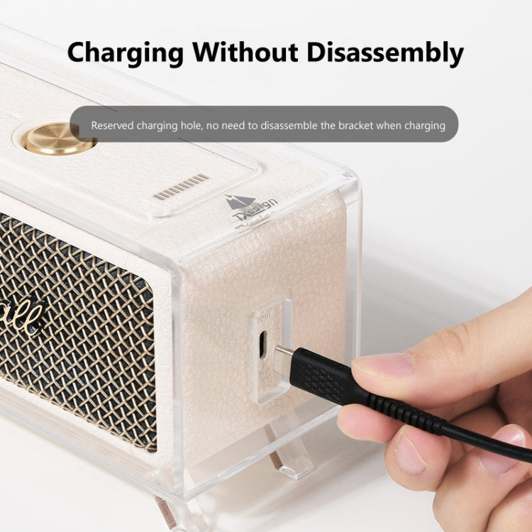 For Marshall EMBERTON II Spearker TXesign Acrylic Desktop Display Stand Retro Base, For Marshall EMBERTON II