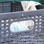 Foldable Dirty Clothes Basket Wall Mounted Bathroom Dirty Clothes Storage Frame Plastic Laundry Basket, Plus Large White, Plus Large Gray, Plus Large Black, Extra Large Black, Extra Large White, Extra Large Gray
