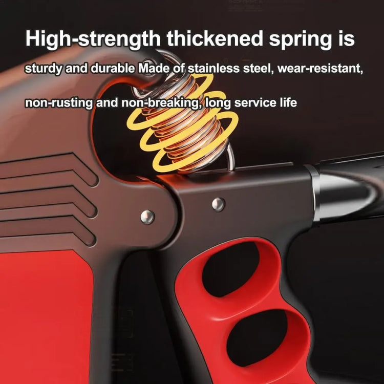 5-100kg Adjustable Hand Grip Strengthener Arm Muscle Exerciser, Electronic Counter Orange, Electronic Counter Red, Electronic Counter Gray, Mechanical Counter Orange, Mechanical Counter Red, Mechanical Counter Gray
