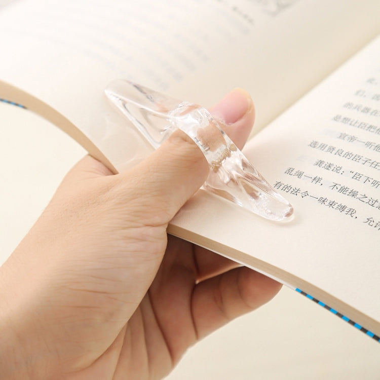 Thumb Bookmark Acrylic Book Holder Support Reading Aids For Students