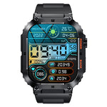 K57 Pro 1,96 Zoll Bluetooth-Smartwatch mit Anruf-, Musik- und Wetterfunktion sowie wasserdichter Anzeige