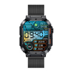 K57 Pro 1,96 Zoll Bluetooth-Smartwatch mit Anruf-, Musik- und Wetterfunktion sowie wasserdichter Anzeige