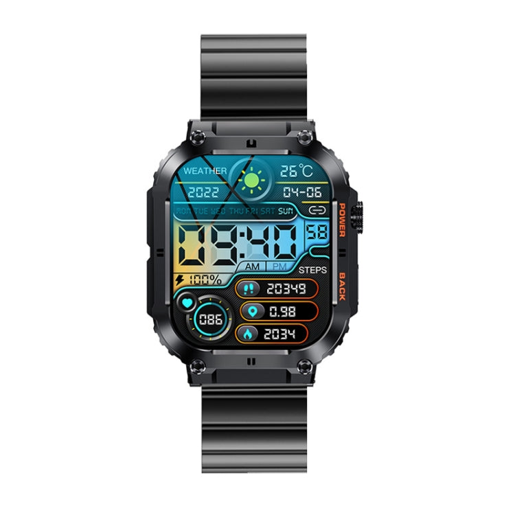 K57 Pro 1,96 Zoll Bluetooth-Smartwatch mit Anruf-, Musik- und Wetterfunktion sowie wasserdichter Anzeige