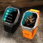K57 Pro 1,96 Zoll Bluetooth-Smartwatch mit Anruf-, Musik- und Wetterfunktion sowie wasserdichter Anzeige