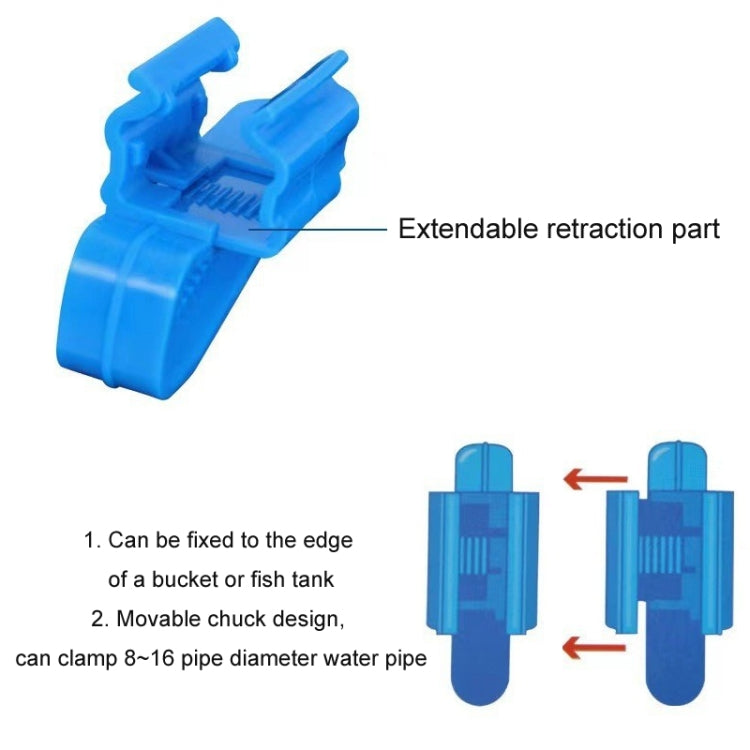 5pcs Multifunctional Fish Tank Aquarium Water Pipe Fixing Clip