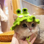 Pet Headgear Props Cats And Dogs Knitted Hat Headwear, S, M