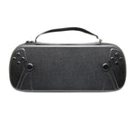 For Sony PlayStation Portal Hard Shell Case Portable Storage Bag, PU Cross Line, Oxford Cloth 1680D
