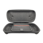 For Sony PlayStation Portal Hard Shell Case Portable Storage Bag, PU Cross Line, Oxford Cloth 1680D