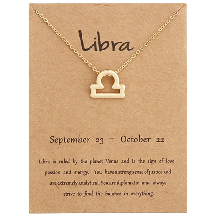 Zodiac Signs Necklace Electroplate Alloy Short Chain Jewelry, Aries Golden, Cancer Golden, Libra Golden, Virgo Golden, Leo Golden, Aquarius Golden, Pisces Golden, Taurus Golden, Capricorn Golden, Sagittarius Golden, Scorpio Golden, Gemini Golden       ...