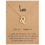 Zodiac Signs Necklace Electroplate Alloy Short Chain Jewelry, Aries Golden, Cancer Golden, Libra Golden, Virgo Golden, Leo Golden, Aquarius Golden, Pisces Golden, Taurus Golden, Capricorn Golden, Sagittarius Golden, Scorpio Golden, Gemini Golden       ...