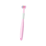 YALINA Three Sided Toothbrush Soft Hair 360 Degree V Shaped Toothbrush, 418 Adult Black, 418 Adult Pink, 418 Adult Purple, A22 Kids Pink, A22 Kids Yellow, A22 Kids Blue