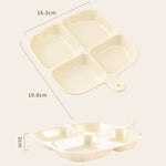 Multipurpose Quad Compartment Side Dish Kitchen Storage Spice Tray