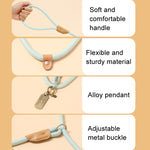 Dog Traction Rope Mid Large Dog Universal Safety Buckle Chain Circle, 1.5m x 0.6cm, 1.5m x 0.8cm, 1.5m x 1cm, 1.8m x 0.6cm, 1.8m x 0.8cm, 1.8m x 1cm
